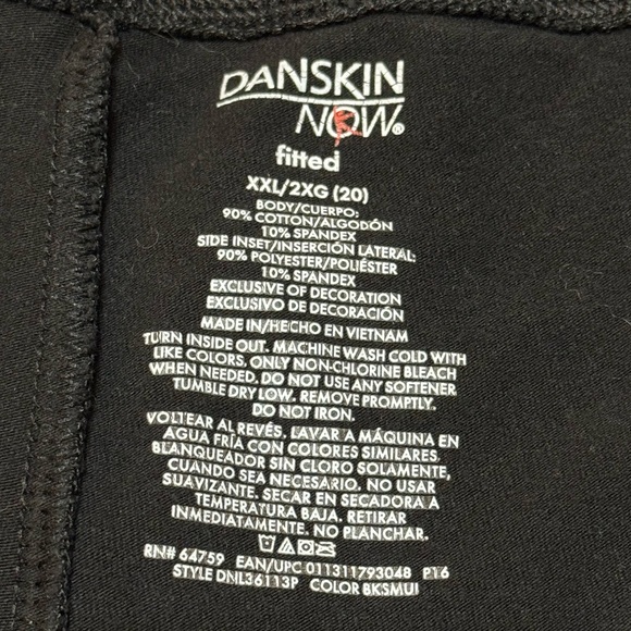Danskin Now Statement Cropped Yoga Leggings - Picture 3 of 3